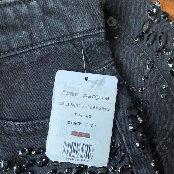 Free people black mini skirt - Picture 3 of 7